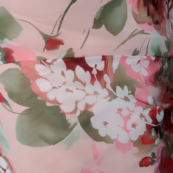 Connected Apparel Floral Print Dress - Picture 8 of 9